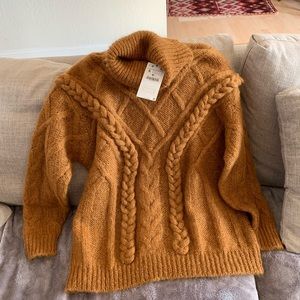 Zara Limited Edition Cable Knit Sweater